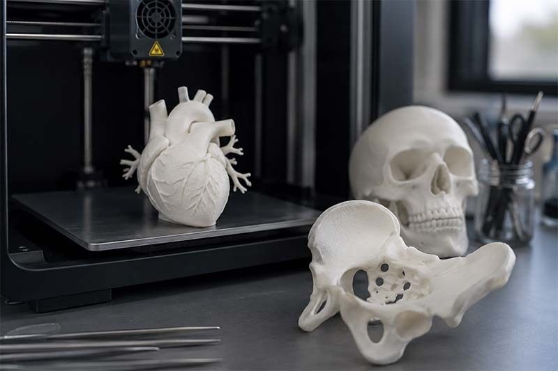 Anatomical models in 3D print lab Anatomical models in 3D print lab