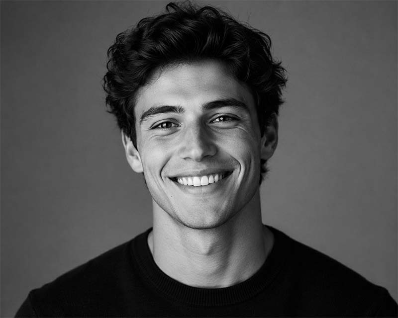 Black and white photo