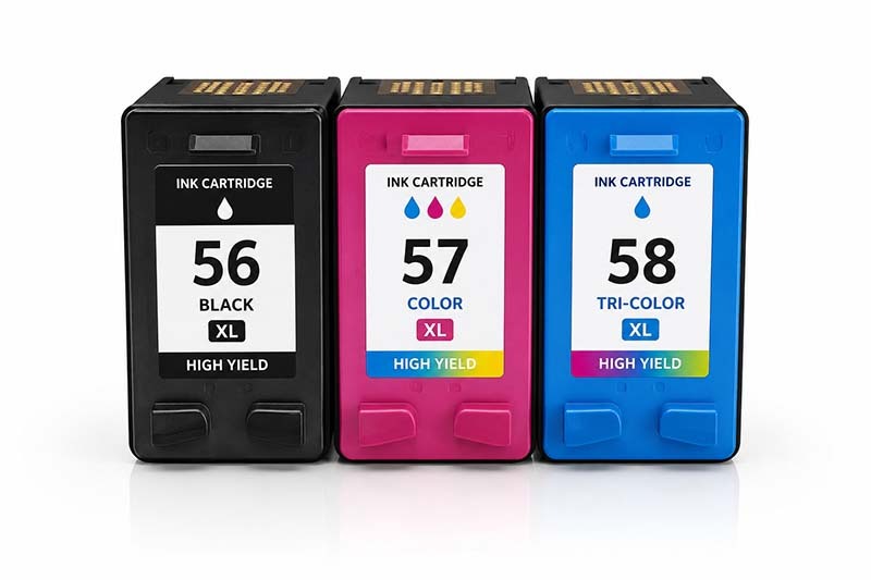Black and color ink cartridges Black and color ink cartridges