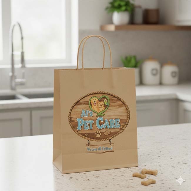 Branded paper bag Branded paper bag