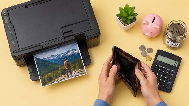 Budgeting essentials on a desk