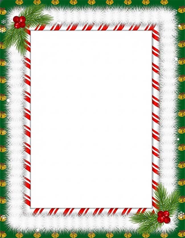 Christmas frame template