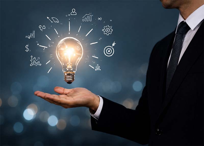 Man with an idea