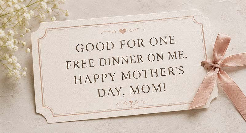 Mother's Day Coupon