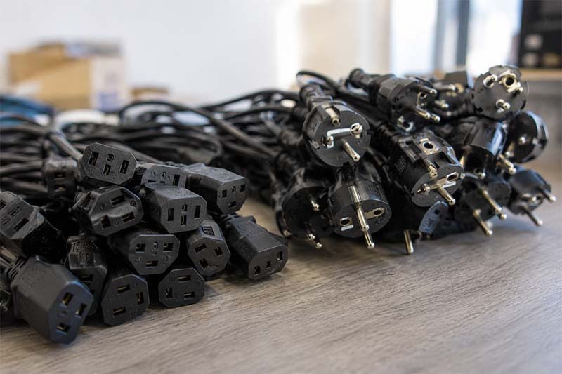 Pile of plugs Pile of plugs