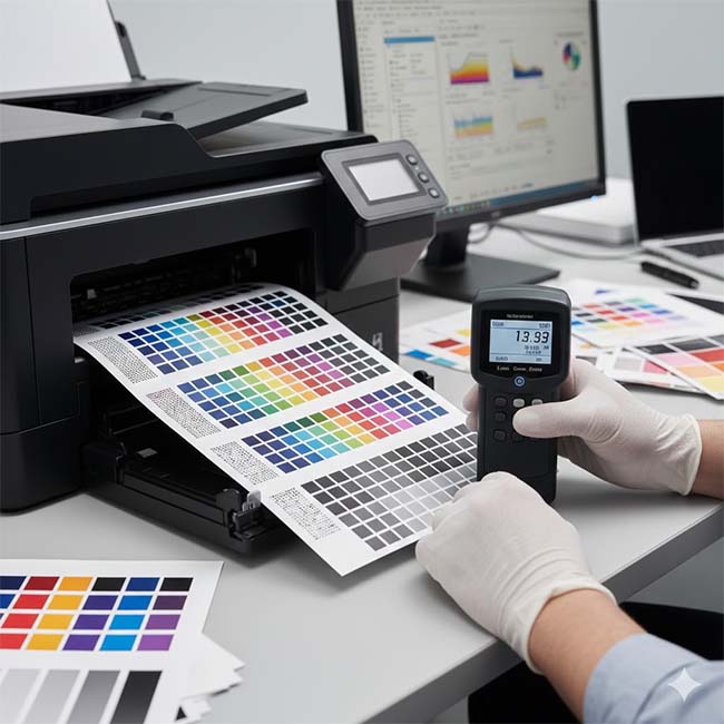 Printer ink ISO color testing Printer ink ISO color testing