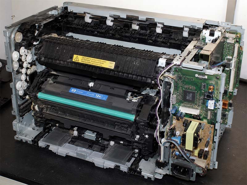 Printer internal components Printer internal components