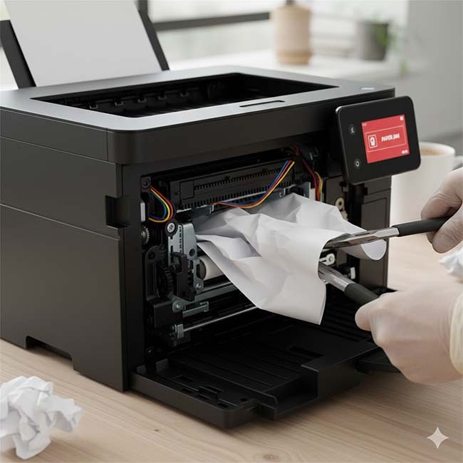Printer paper jam problem