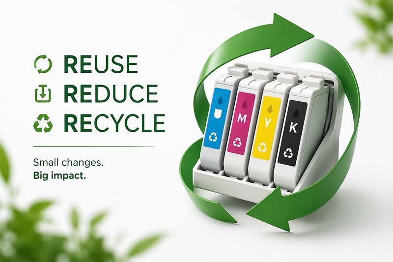 Recycled ink cartridges