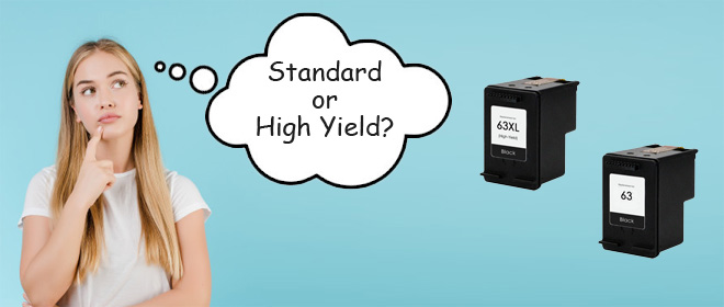 Standard Yield vs High Yield Ink Cartridges
